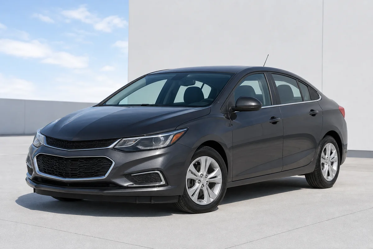 Chevy Cruze compact sedan available for weekly rental
